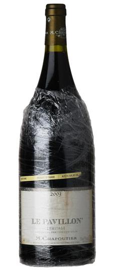 2003 M. Chapoutier "Pavillon" Ermitage (1.5L) (Stained Label)