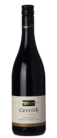 2012 Carrick Estate Pinot Noir Bannockburn Central Otago (Biodynamic)