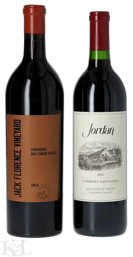 JCK Wine Company Zinfandel & Jordan Alexander Valley Tasting Lot