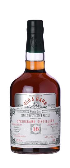 1996 Springbank 18 Year Old Hunter Laing's "Old & Rare" Single Sherry Butt Cask Strength Single Malt Whisky (750ml)