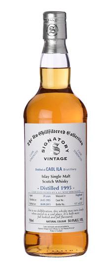 1995 Caol Ila 20 Year Old "K&L Exclusive" Signatory Cask Strength Single Barrel Single Malt Scotch Whisky (750ml)