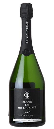 2007 Charles Heidsieck "Blanc des Millénaires" Brut Champagne (wrinkled label)