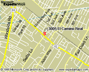 Redwood City Map