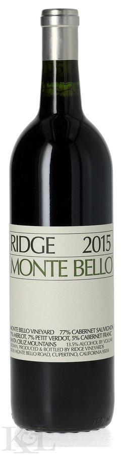 2015 Ridge Vineyards "Monte Bello" Santa Cruz Mountains Cabernet Sauvignon