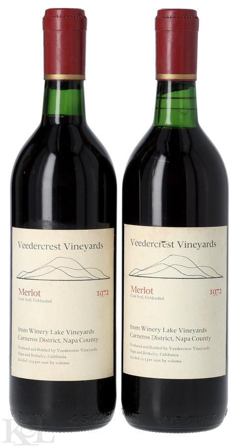 1972 Veedercrest Carneros Merlot