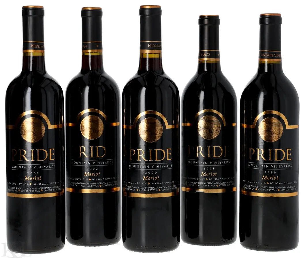 Pride Mountain Napa-Sonoma Counties Merlot Tasting Lot