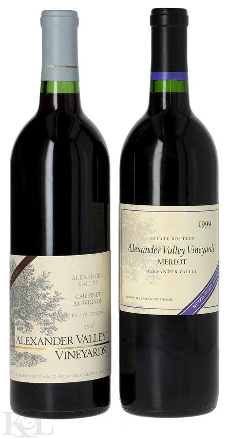Alexander Valley Vineyards Cabernet Sauvignon & Merlot Tasting Lot