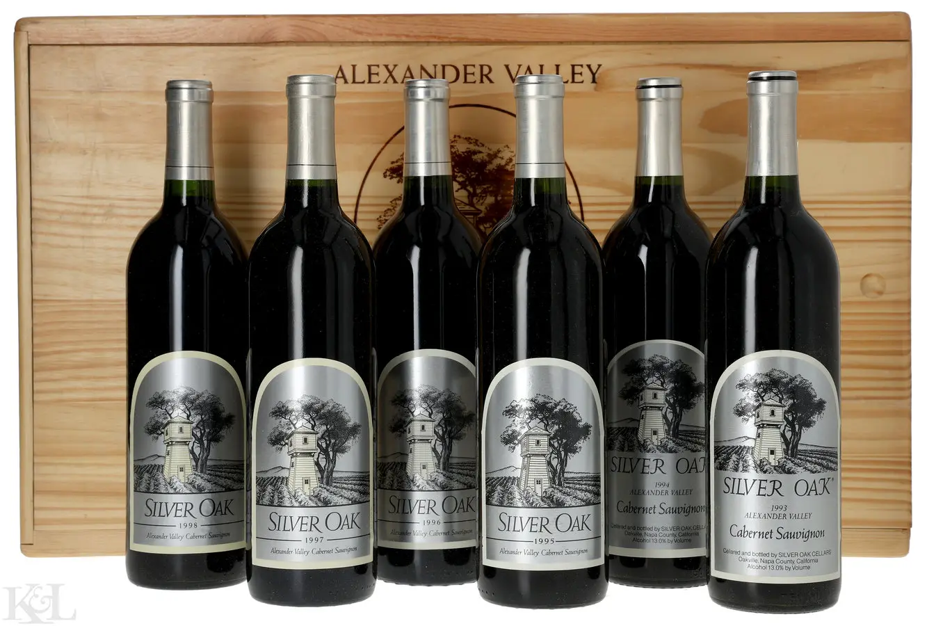 Silver Oak Alexander Valley Cabernet Sauvignon Vertical (OWC)