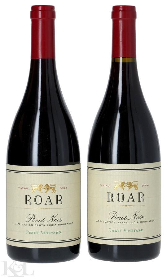 2004 Roar "Gary's Vineyard" & "Pisoni Vineyard" Santa Lucia Highlands Pinot Noir Horizontal