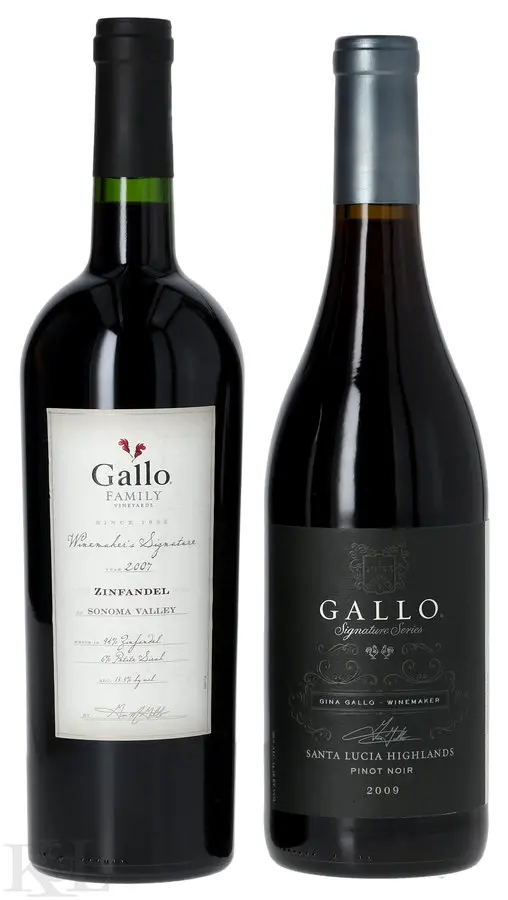 Gallo Family Sonoma Valley Zinfandel & Santa Lucia Highlands Pinot Noir Tasting Lot