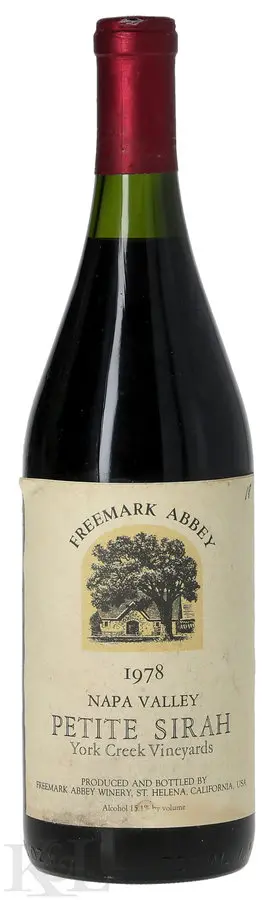 1978 Freemark Abbey "York Creek Vineyards" Napa Valley Petite Sirah