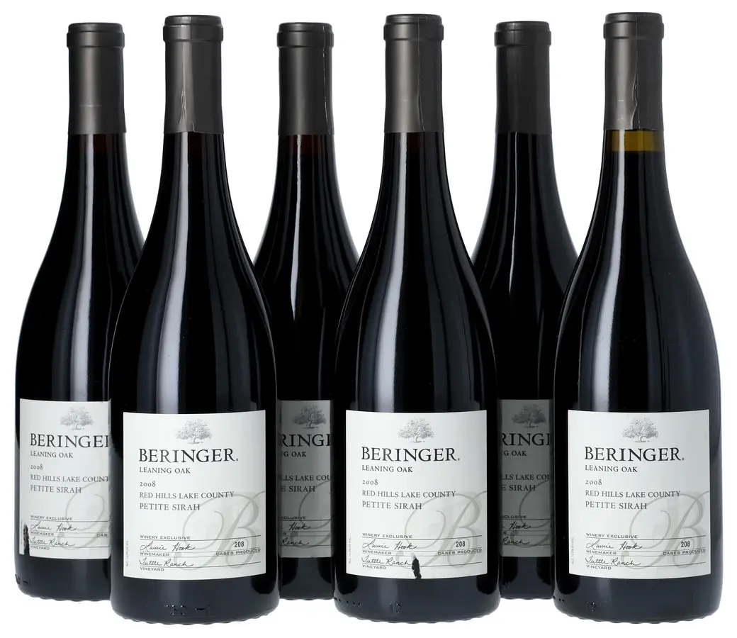 2008 Beringer "Leaning Oak" Red Hills Lake County Petite Sirah