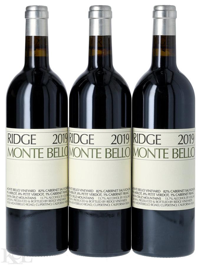 2019 Ridge Vineyards "Monte Bello" Santa Cruz Mountains Cabernet Sauvignon