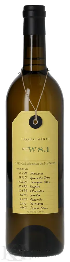 2021 Ovid "Experiment W8.1" California White Wine