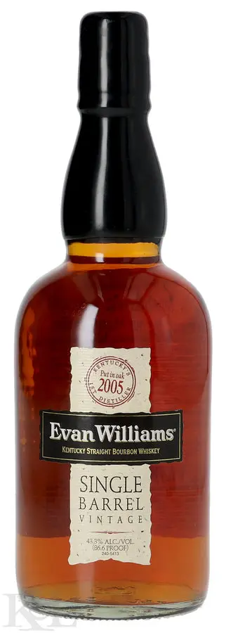 Evan Williams "Barreled 2005" Single Barrel Kentucky Straight Bourbon Whiskey