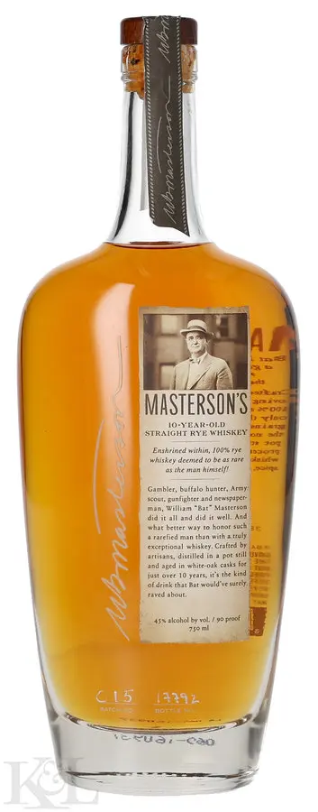 Masterson's 10 Year Old Straight Canadian Rye Whiskey