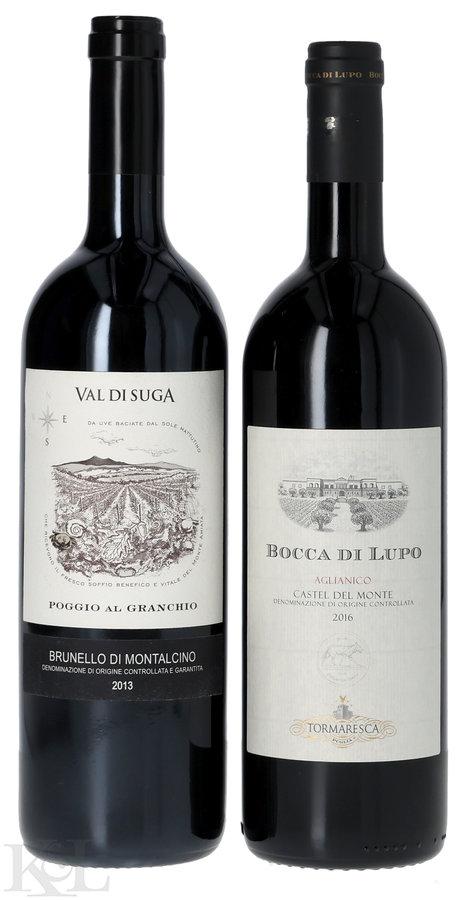 Val di Suga Brunello di Montalcino & Tormaresca Aglianico Castel del Monte Tasting Lot