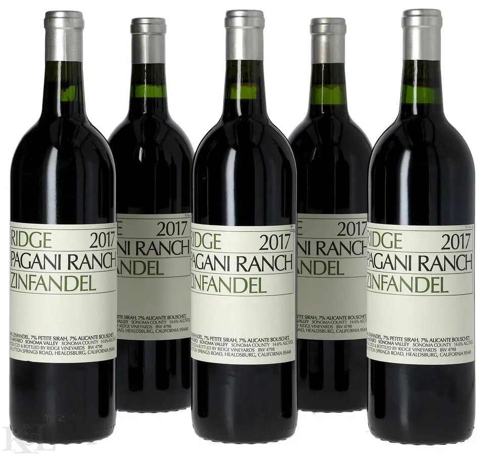 2017 Ridge Vineyards "Pagani Ranch" Sonoma Valley Zinfandel