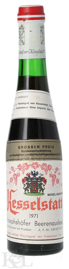 Reichsgraf von Kesselstatt Josephshöfer Riesling Beerenauslese #27 (375ml)
