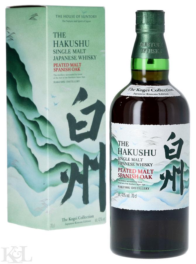Hakushu "Peated Malt Spanish Oak - The Kogei Collection" Single Malt Japanese Whisky (700ml)