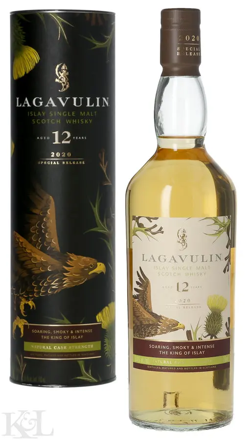 Lagavulin 12 Year Old "2020 Edition" Natural Cask Strength Islay Single Malt Scotch Whisky