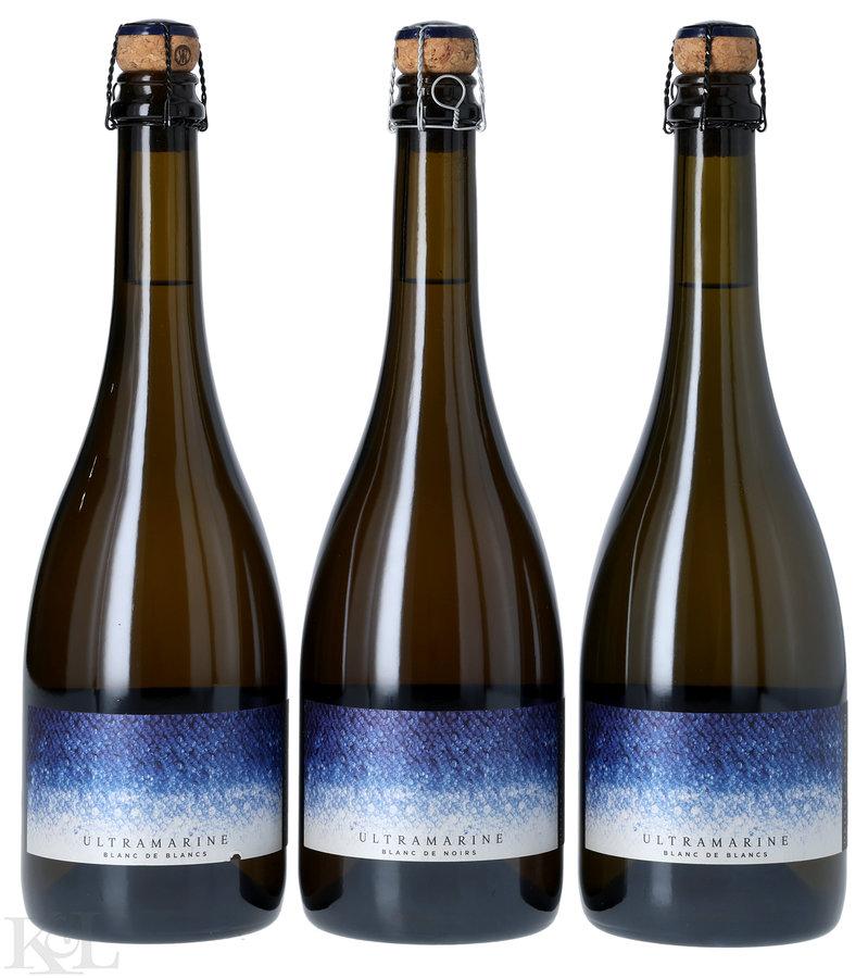 2019 Ultramarine, Sonoma Coast: Heintz Vineyard Blanc de Blancs, Heintz Vineyard Blanc de Noirs & Keefer Ranch Vineyard Blanc de Blancs Sparkling Wine Horizontal