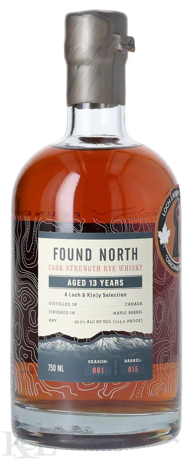 Found North 13 Year Old Maple Barrel Finished Cask Strength Canadian Rye Whisky - Private Barrel