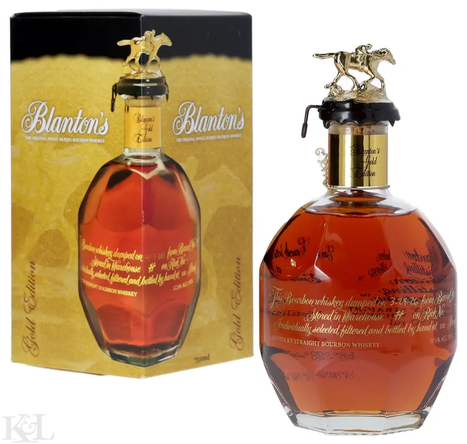 Blanton's "Gold" Single Barrel Kentucky Straight Bourbon Whiskey (Letter N)