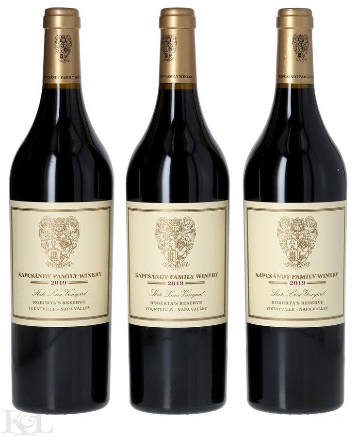 2019 Kapcsándy "Roberta’s Reserve - State Lane Vineyard" Napa Valley Bordeaux Blend