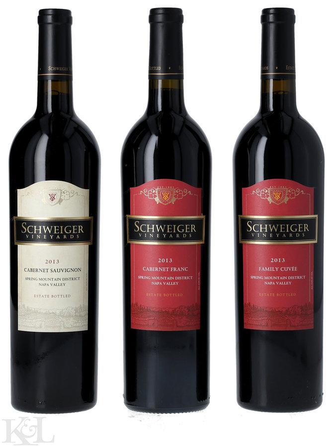2013 Schweiger Spring Mountain District Red Blend, Cabernet Franc & Cabernet Sauvignon Horizontal