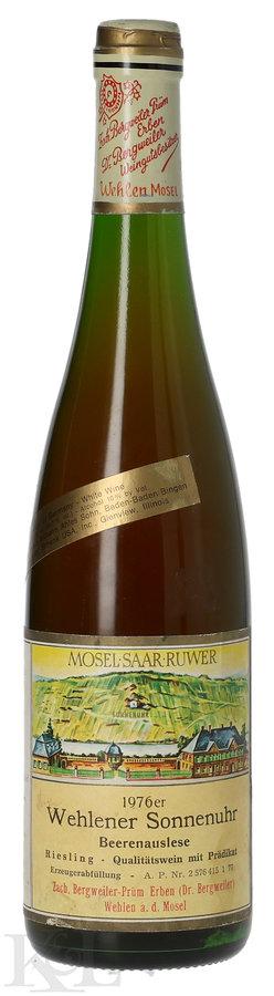 1976 Zach. Bergweiler-Prüm Erben Wehlener Sonnenuhr Riesling Beerenauslese Mosel (700ml)