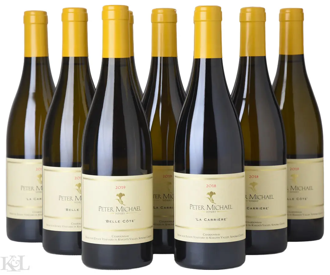 Peter Michael "La Carrière" & "Belle Côte" Knights Valley Chardonnay Tasting Lot