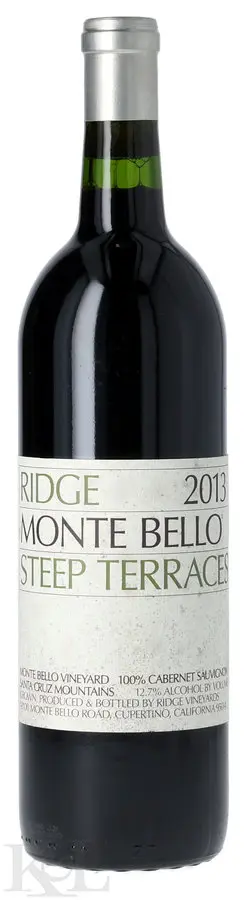 2013 Ridge Vineyards "Monte Bello - Steep Terraces" Santa Cruz Mountains Cabernet Sauvignon