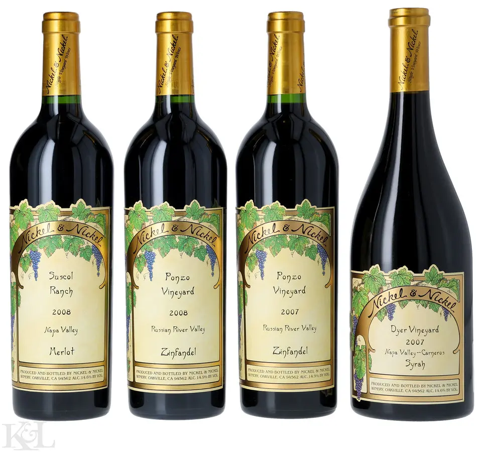 Nickel & Nickel Syrah, Zinfandel & Merlot Tasting Lot