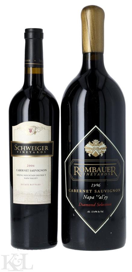 Rombauer 'Diamond Selection' & Schweiger Cabernet Sauvignon Tasting Lot