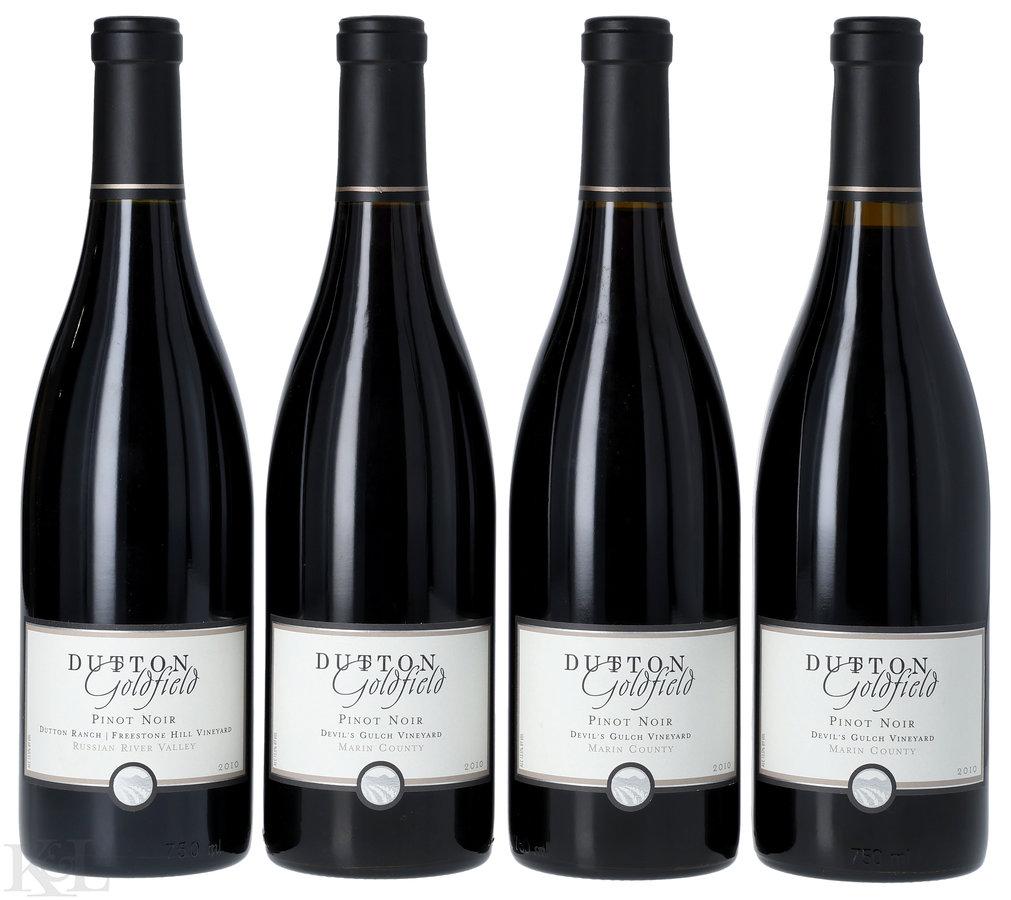 2010 Dutton Goldfield "Devil's Gulch Vineyard" & "Dutton Ranch-Freestone Hill" Pinot Noir Horizontal