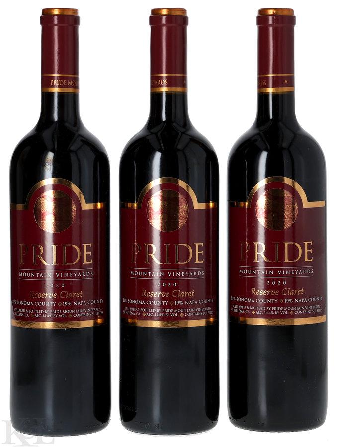 2020 Pride Mountain "Reserve" Napa-Sonoma Counties Claret