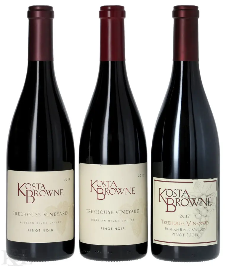 Kosta Browne "Treehouse Vineyard" Russian River Valley Pinot Noir Vertical