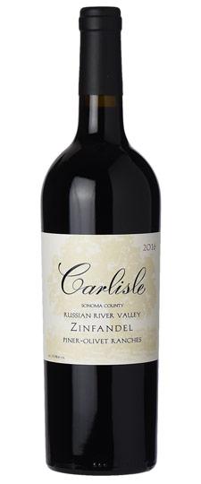 2016 Carlisle "Piner-Olivet Ranches" Russian River Valley Zinfandel