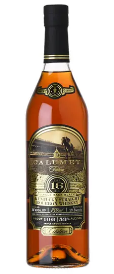 Calumet Farm 16 Year Old "Single Rack Black" Small Batch Kentucky Straight Bourbon Whiskey