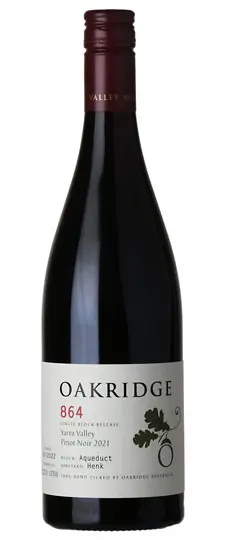 2021 Oakridge "864 Henk Aquaduct" Pinot Noir Yarra Valley Victoria