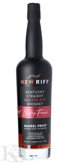 New Riff "Sherry Finish" Barrel Proof Kentucky Straight Malted Rye Whiskey (750ml)