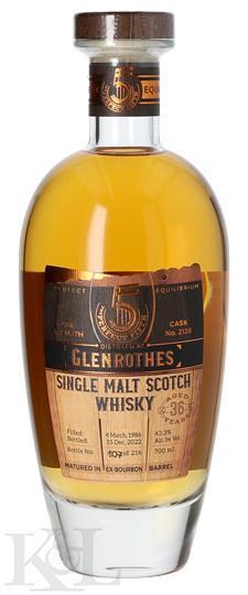 Glenrothes 36 Year Old "The Perfect Fifth" Ex-Bourbon Cask No.2128 Cask Strength Single Malt Speyside Scotch Whisky (750ml)