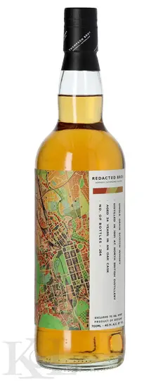 North British 34 Year Old "Redacted Bros." (Thompson/Dornoch) Single Grain Scotch Whisky (700ml)