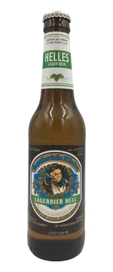 Augustiner "Lagerbier Hell" Helles Lager, Germany (11.2 oz bottle)
