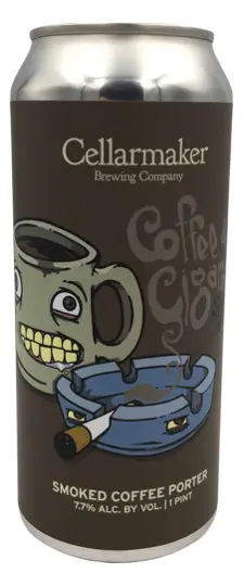 Cellarmaker "Coffee & Cigarettes" Porter, California (16oz can)