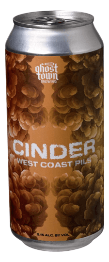 Ghost Town Brewing "Cinder" WC Pils, California (16oz cans)