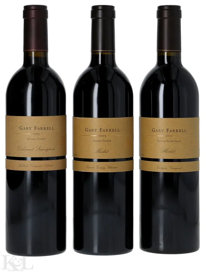 Gary Farrell Cabernet Sauvignon & Merlot Tasting Lot