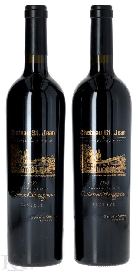 1990 Chateau St. Jean "Reserve" Sonoma Cabernet Sauvignon