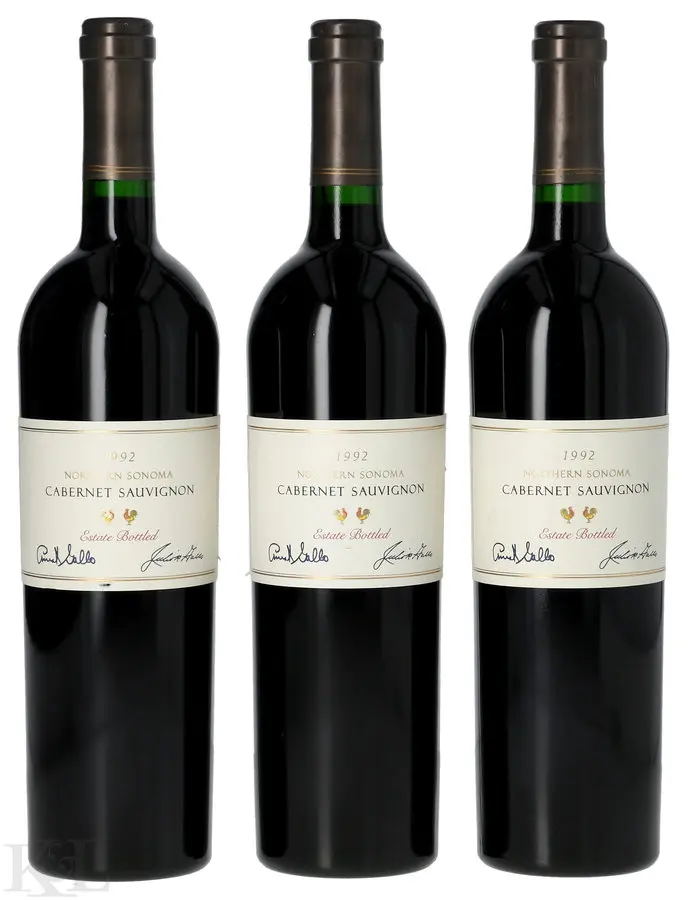 1992 Gallo "Estate" Northern Sonoma Cabernet Sauvignon